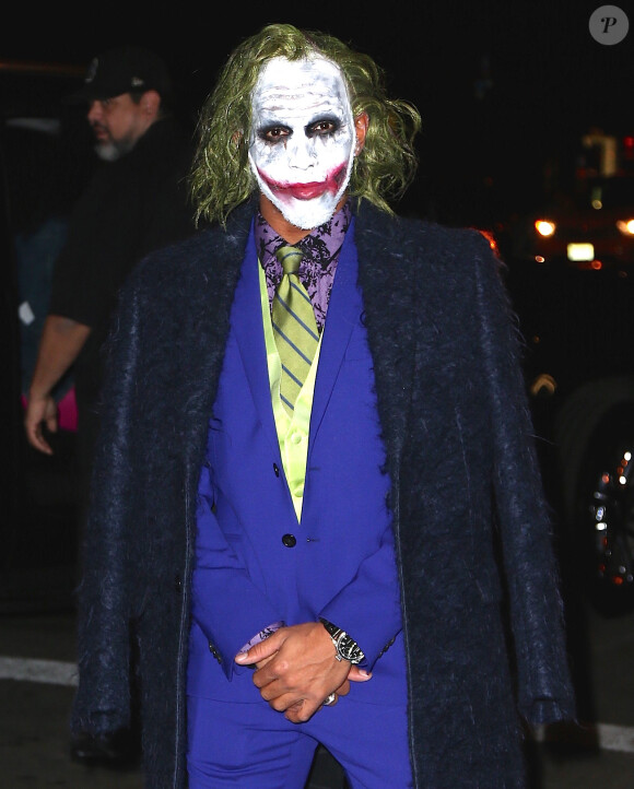 Lewis Hamilton - Les célébrités arrivent à la soirée d'Halloween de Heidi Klum au Vandal club à New York, le 31 octobre 2016