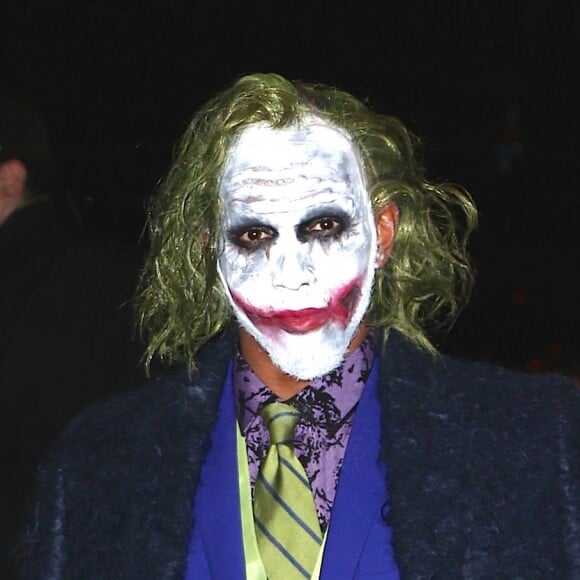 Lewis Hamilton - Les célébrités arrivent à la soirée d'Halloween de Heidi Klum au Vandal club à New York, le 31 octobre 2016