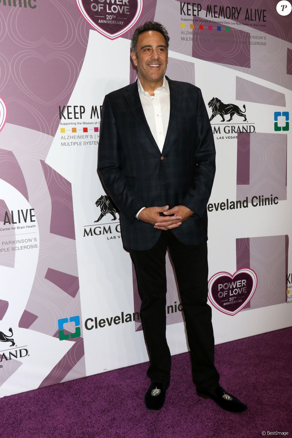 Brad Garrett à la soirée Power Of Love organisée au MGM Grande Garden