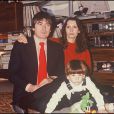 Serge Lama, sa femme Michèle et leur fils Frédéric