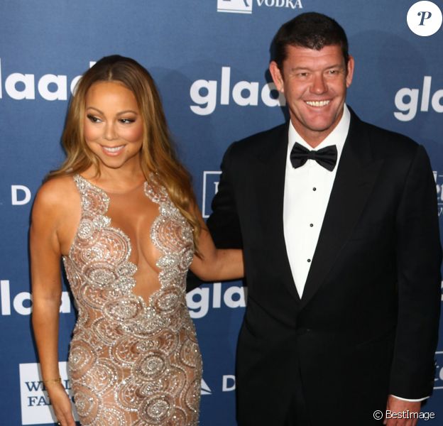 Mariah Carey et James Packer à la 27ème soirée annuelle Glaad Media à The Waldorf-Astoria à New York le 14 mai 2016