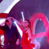 Julien Lepers et Silvia Notargiacomo -- "Danse avec les stars 7" sur TF1. Le 5 novembre 2016.