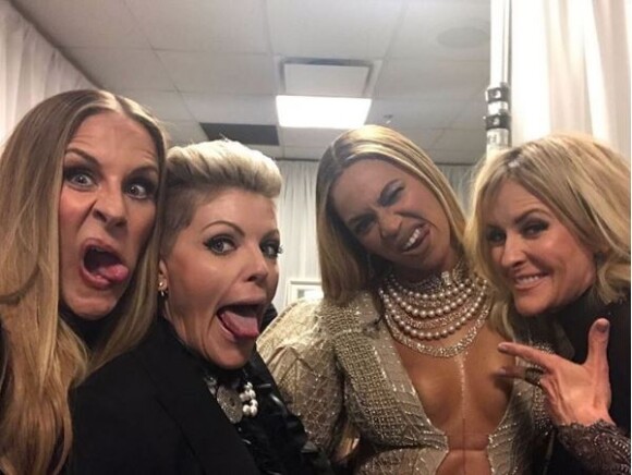 Photo des Dixie Chicks et Beyoncé aux CMT Awards 2016 à Nashville.