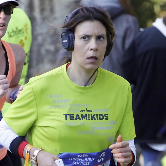 Marion Bartoli pendant le marathon de New York, le 6 novembre 2016.