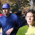 Marion Bartoli pendant le marathon de New York, le 6 novembre 2016.