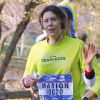 Marion Bartoli pendant le marathon de New York, le 6 novembre 2016.