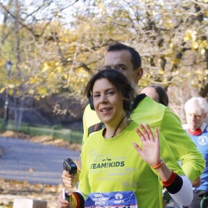 Marion Bartoli pendant le marathon de New York, le 6 novembre 2016.