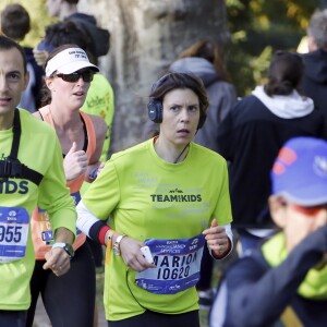 Marion Bartoli pendant le marathon de New York, le 6 novembre 2016.