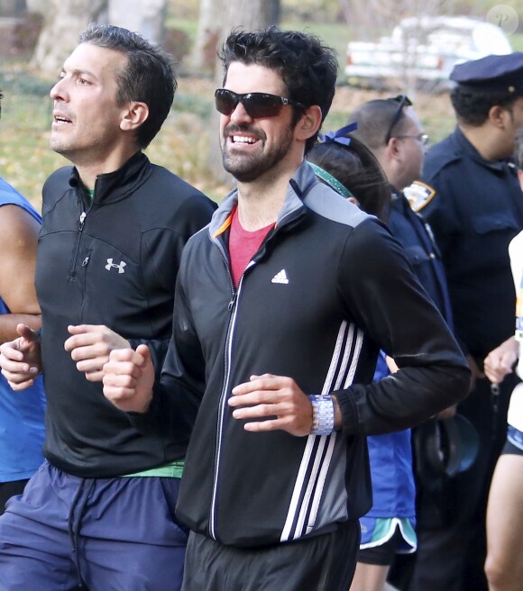 Miguel Angel Munoz pendant le marathon de New York, le 6 novembre 2016.