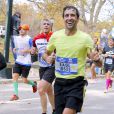 Raúl Gonzalez pendant le marathon de New York, le 6 novembre 2016.