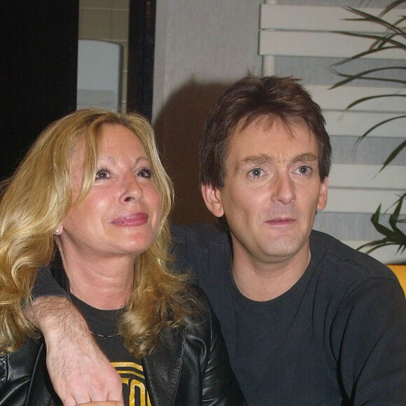 Pierre Palmade et Véronique Sanson à Paris, le 14 juin 2002.