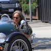 Exclusif - Mohamed Hadid (le père de Bella et Gigi Hadid) au volant de sa voiture customisée à Beverly Hills, le 8 juin 2016