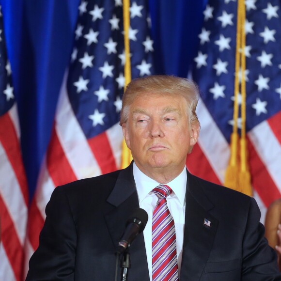 Ivanka Trump, Melania Trump - Donald Trump s'adresse à ses supporters et aux médias pendant un meeting à Briarcliff Manor, le 7 juin 2016
