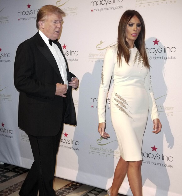Donald Trump et sa femme Melania Trump - Soiree "Family Business Dynasties" a New York, le 5 decembre 2012