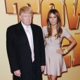 Donald Trump et sa femme Melania Trump - AVANT-PREMIERE MONDIALE DU FILM "TOWER HEIST" AU ZIEGFELD THEATER A NEW YORK, LE 24 OCTOBRE 2011.