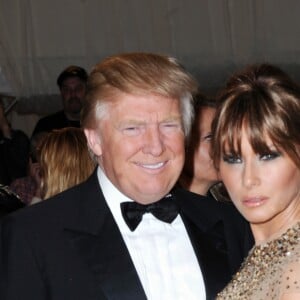Donald et Melania Trump au Met Gala à New York le 2 mai 2011