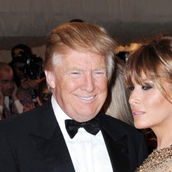 Donald et Melania Trump au Met Gala à New York le 2 mai 2011