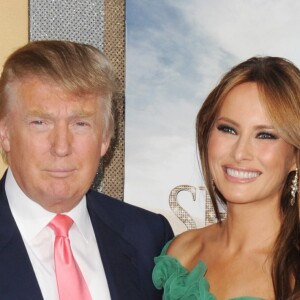 DONALD TRUMP ET SA FEMME MELANIA - PREMIERE DU FILM "SEX AND THE CITY 2" AU RADIO CITY HALL A NEW YORK le 24 mai 2010