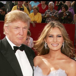 Donald et Melania Trump aux Emmy Awards en septembre 2005