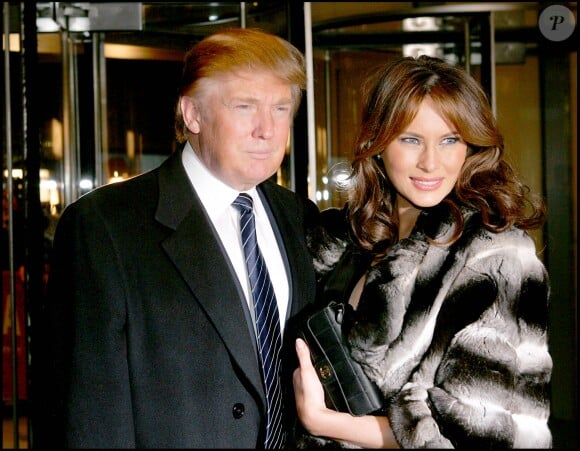 Donald et Melania Trump à New York le 1er novembre 2005