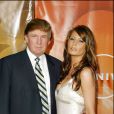 Donald Trump et Melania Knauss à New York le 12 juillet 2004