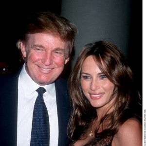 Donald Trump et Melania Knauss à New York le 10 octobre 1999