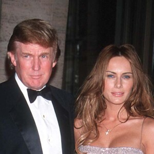 Donald Trump et Melania Knauss à New York le 8 juin 1999