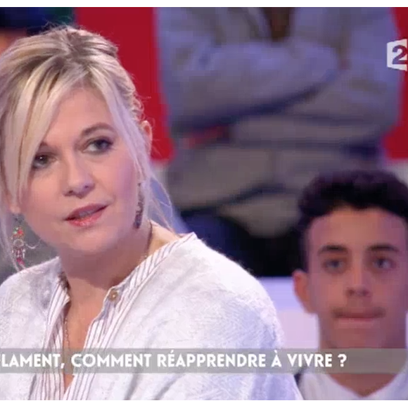Flavie Flament fait de nouvelles révélations concernant son violeur. Emission "Actuality" sur France 2, le 9 novembre 2016.