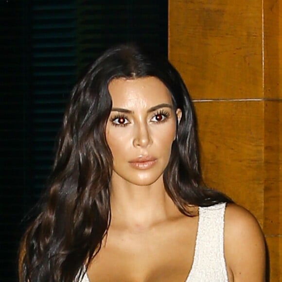 Kim Kardashian est allée diner au restaurant Prime One Twelve à Miami, le 19 septembre 2016