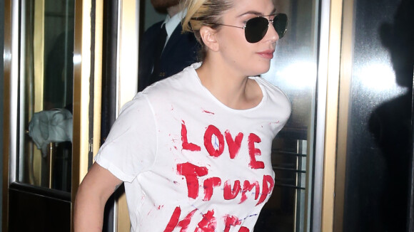 Lady Gaga dans la rue, Katy Perry décalée après l'élection de Donald Trump