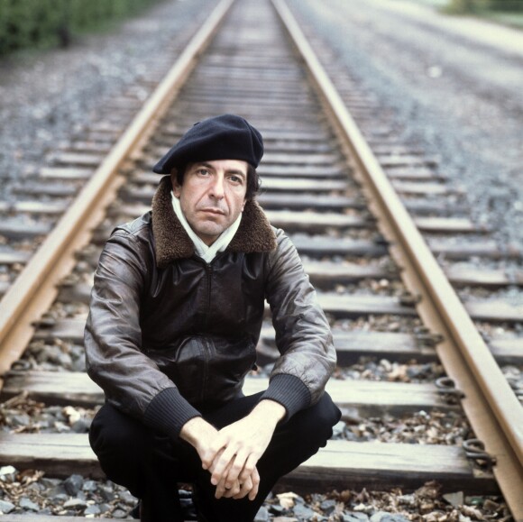 Leonard Cohen en Allemagne sur une photo datée du 25 avril 1976