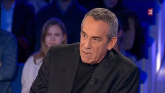 Thierry Ardisson sans langue de bois dans "On n'est pas couché" le 12 novembre 2016 sur France 2.