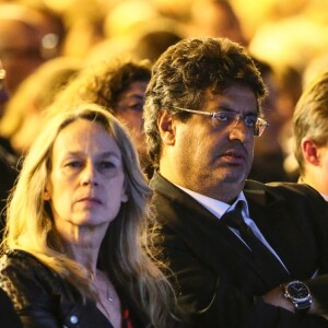 Carla Bruni-Sarkozy au meeting de son mari Nicolas Sarkozy pour les présidentielles 2017 à Saint-Maur-des-Fossés le 14 novembre 2016.