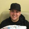 Photo de Rob Kardashian et sa fille Dream Renee Kardashian. Novembre 2016.
