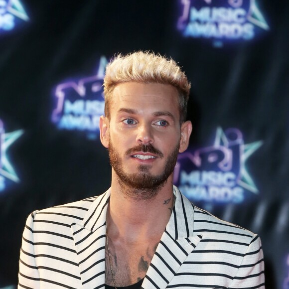 M. Pokora à la 18ème cérémonie des "NRJ Music Awards" au Palais des Festivals à Cannes, le 12 novembre 2016.