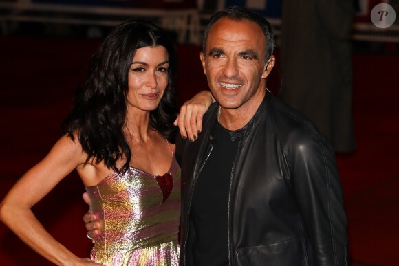 Jenifer et Nikos Aliagas à la 18ème cérémonie des "NRJ Music Awards" au Palais des Festivals à Cannes, le 12 novembre 2016.