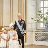 Photo officielle du baptême du prince Oscar de Suède, fils de la princesse Victoria et du prince Daniel, par Kate Gabor le 27 mai 2016. © Anna Lena Ahlström / Kungahuset (Cour royale de Suède)