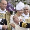 Photo officielle du baptême du prince Oscar de Suède, fils de la princesse Victoria et du prince Daniel, par Kate Gabor le 27 mai 2016. © Claudio Bresciani, TT / Kungahuset (Cour royale de Suède)