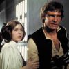 Mark Hamill, Carrie Fisher et Harrison Ford dans "Star Wars : Episode IV - Un nouvel espoir (La Guerre des étoiles)" en 1977