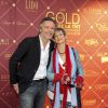 Jean-Michel Maire et Isabelle Morini-Bosc - Les Gold Prix de la TNT , les récompenses de la télévision au théâtre Bobino à Paris , le 6 juin 2016.