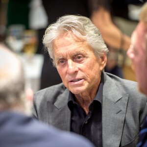 Michael Douglas au cocktail du tournoi de golf Mission Hills World Celebrity ProAm à Hong Kong le 20 octobre 2016. © Jayne Russell via ZUMA Wire / Bestimage