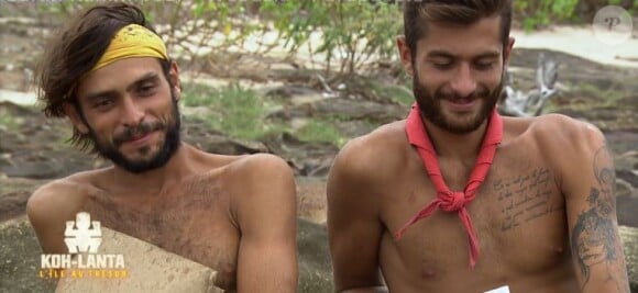 Jérémy et Benoît - "Koh-Lanta, L'île au trésor", le 18 novembre 2016 sur TF1.