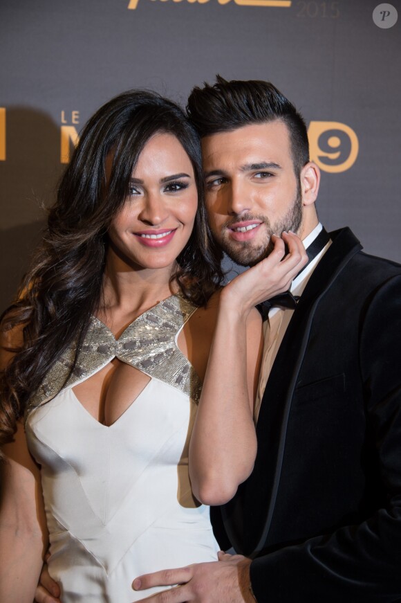 Leila Ben Khalifa et Aymeric Bonnery - Cérémonie des Melty Future Awards 2015 au Grand Rex à Paris le 28 janvier 2015. Cette cérémonie récompense les jeunes de moins de 30 ans incontournables en 2014.