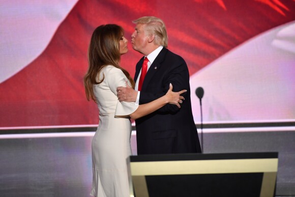 Donald et Melania Trump à Cleveland, OH, le 21 juillet 2016.