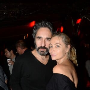 Semi-Exclusif - Emmanuelle Béart et son compagnon Frédéric - After-party du film "L'invitation" au Raspoutine à Paris, le 17 octobre 2016. © Rachid Bellak/Bestimage