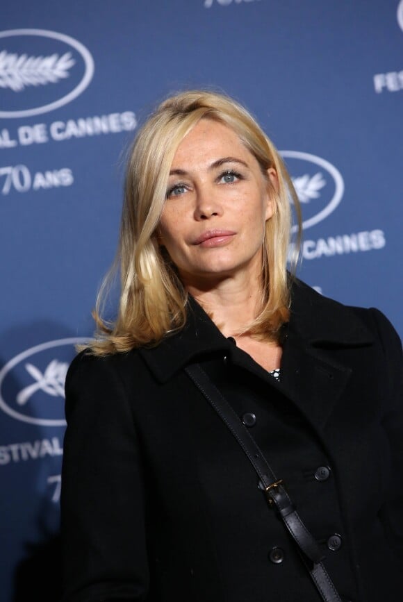 Emmanuelle Béart - Soirée à l'occasion des 70 ans du tout premier festival de Cannes à l'école des Beaux Arts à Paris, le 20 Septembre 2016.