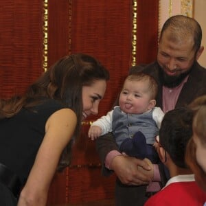 La duchesse Catherine de Cambridge prenait part le 22 novembre 2016 à la cérémonie de remise de prix Wellbeing in Schools Awards de l'association Place2Be dont elle est la marraine, à la Mansion House à Londres.