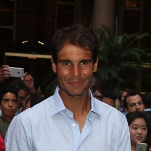 Rafael Nadal - People au "Virtual Tennis Tournament" à New York, le 25 août 2016.