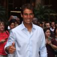 Rafael Nadal - People au "Virtual Tennis Tournament" à New York, le 25 août 2016.