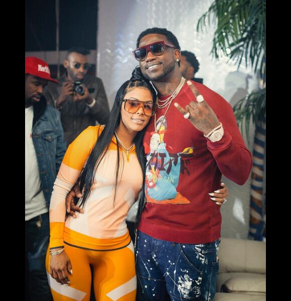 Photo de Gucci Mane et Keyshia Ka'oir. Novembre 2016.